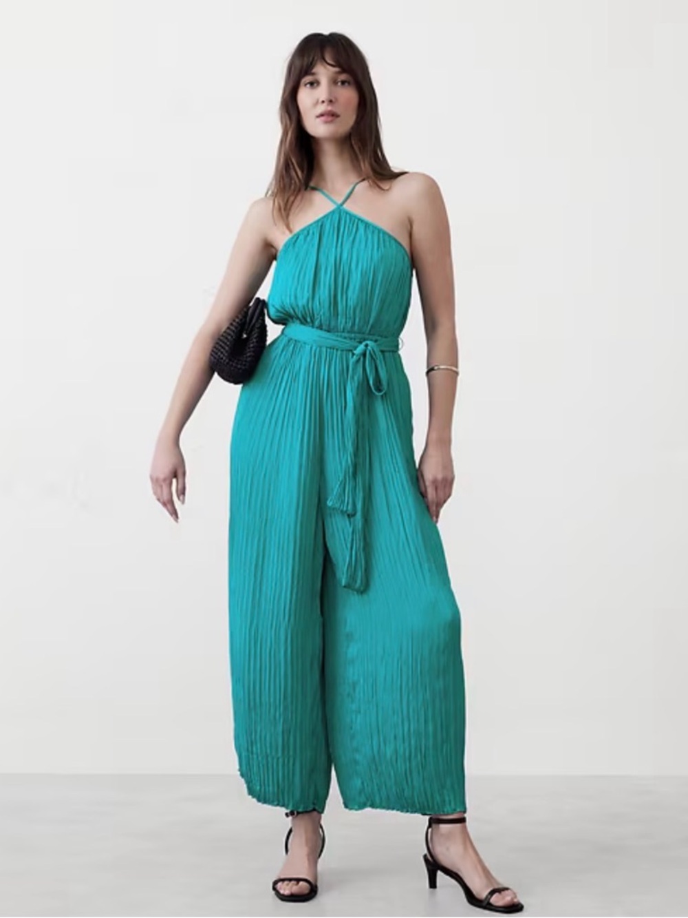 Banana Republic Halter Elastic-Waist Jumpsuit